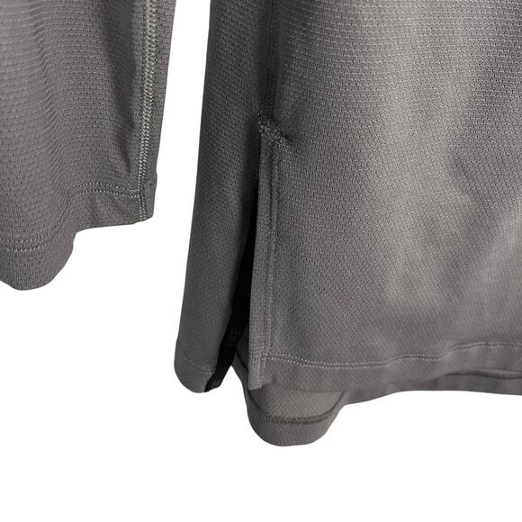 NIKE Men's DRI-FIT Pullover 1/4 ZIP Solid Gray Size SMALL - Picture 3 of 3